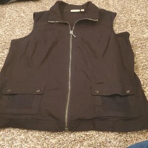 Rafaella Zip Vest with Pockets Size 8